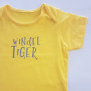 Baby Shirt Windeltiger gold 68/74