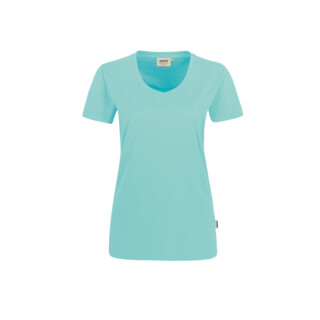 Damen V-Shirt Mikralinar® Pro #182 459 eisgrün 6XL