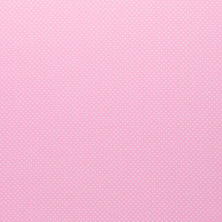 Baumwolle Punkte- Meterware - 1,45 cm breit, 100% BW rosa