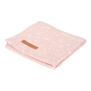 "Musselintuch" Swaddle Tuch 120 x 120 Wild Flowers Pink