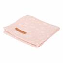 "Musselintuch" Swaddle Tuch 120 x 120 Wild Flowers Pink