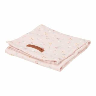 "Musselintuch" Swaddle Tuch 120 x 120 Little Pink Flowers