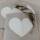 Eulenschmitt Schwammtuch Herz grau 3er Set