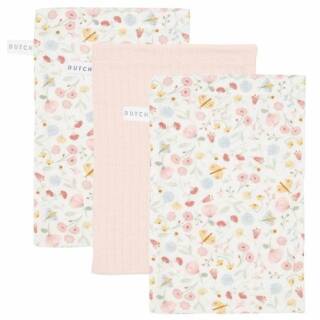 Waschhandschuhe Set Flowers & Butterflies/Pure Soft Pink