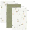 Waschhandschuh set Pure Olive / Sailors Bay White
