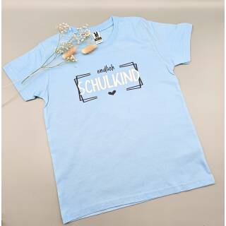 Kinder-T-Shirt - Schulkind 2023 hellblau