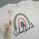 Kinder-T-Shirt - Schulkind 2023 Regenbogen pastel