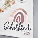 Kinder-T-Shirt - Schulkind 2023 Regenbogen rose