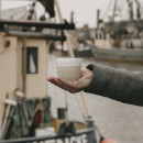 Eulenschnitt kleiner Becher Anker