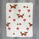 Fussenegger Babydecke JUWEL Babydecke Fuchs und Pilz (GRS)